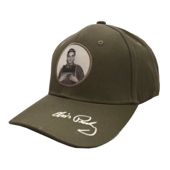 Elvis Other - New Elvis Presley Enlisting GI Blues Army Baseball Hat Cap Gift NWT The King Pic